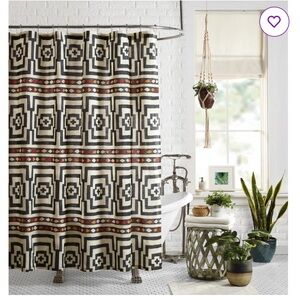 Jungalow Hypnotic Shower Curtain. NWT/NIB.